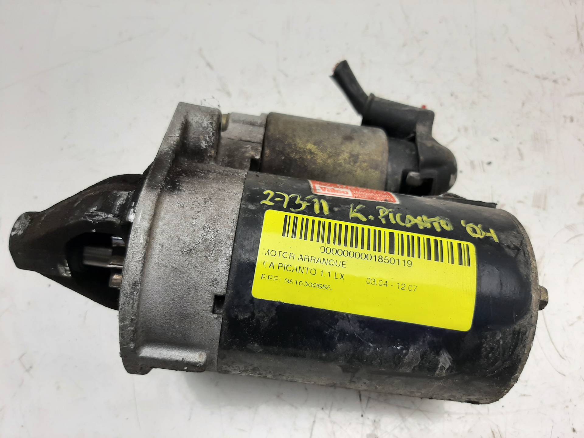 Starter KIA PICANTO I (SA) 1.1 6940955 | B-Parts
