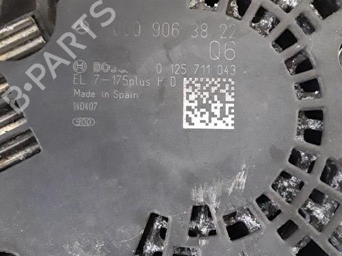 Used Alternator Alternator MERCEDES-BENZ A-CLASS (W176) A 160 CDI / d (176.011) (90 hp) 30027276 30027276