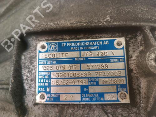 Gearbox NISSAN NV400 Platform/Chassis (X62, X62B) dCi 145 | BP30007974M3 