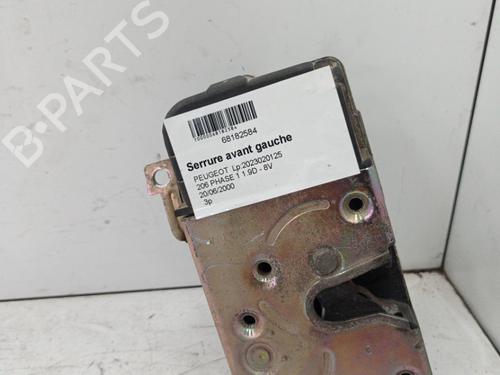 Używane Zamek drzwi przednich lewych PEUGEOT 206 Hatchback (2A/C) 1.9 D (69 hp) 30016304