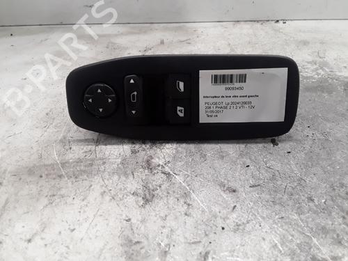 Venstre Foran elrute bryter PEUGEOT 208 I (CA_, CC_) 1.2 VTI 82 (82 hp) 30025973