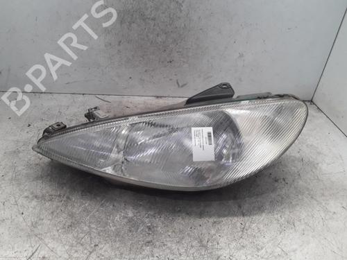 Used Left headlight PEUGEOT 206 Hatchback (2A/C) 1.9 D (69 hp) 30018655