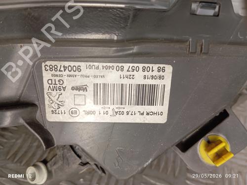 Used Left headlight Left headlight PEUGEOT 208 I (CA_, CC_) 1.2 VTI 82 (82 hp) 36166765 36166765