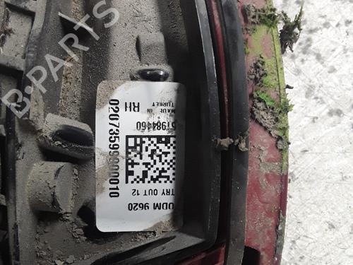 Used Right tailgate light Right tailgate light FIAT TIPO Hatchback (356_, 357_) 1.4 (356HXA1B, 357) (95 hp) 30018609 30018609