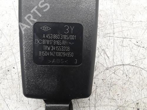 Used Seat buckle RENAULT TWINGO III (BCM_, BCA_) 1.0 SCe 70 (BCMB) (69 hp) 30015745