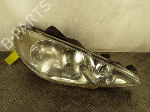 Used Right headlight PEUGEOT 206 SW (2E/K) 1.4 HDi (68 hp) 30964543