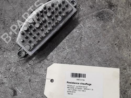 Used Heater resistor RENAULT MEGANE IV Grandtour (K9A/M/N_) 1.3 TCe 140 (K9NB) (140 hp) 30020689