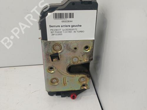 Fechadura trás esquerda PEUGEOT 307 (3A/C) 2.0 HDi 110 (107 hp) 30021833