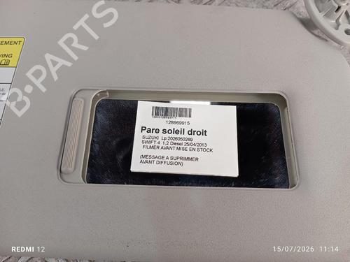 Używane Osłona przeciwsłoneczna prawa Osłona przeciwsłoneczna prawa SUZUKI SWIFT IV (FZ, NZ) 1.3 DDiS (AZG413D, ZC02S, ZC92S) (75 hp) 37451805 37451805