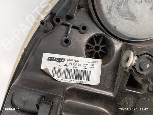 Used Left headlight Left headlight FIAT BRAVO II (198_) 1.6 D Multijet (198AXM1B) (90 hp) 34358855 34358855