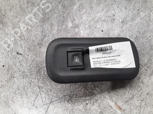 Used Right front window switch RENAULT MASTER III Platform/Chassis (EV, HV, UV) 2.3 dCi 145 FWD (EV0E, EV0F, HV0E, HV0F, UV0E, UV0F,... (146 hp) 30019129