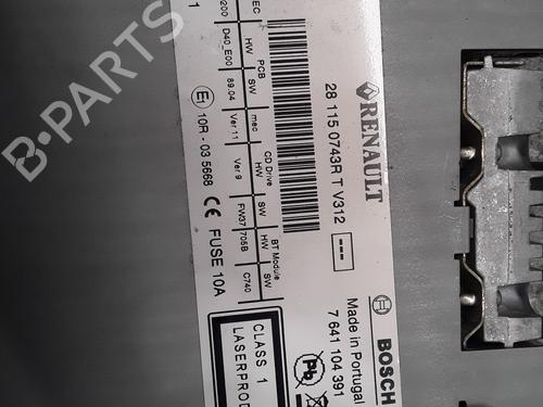 Radio RENAULT SCÉNIC III (JZ0/1_) 1.5 dCi | BP30012912E6 