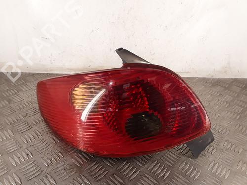 Used Left taillight PEUGEOT 206 Hatchback (2A/C) 1.4 HDi eco 70 (68 hp) 30855383