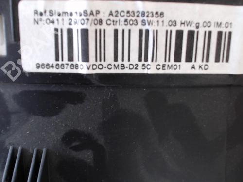 Instrument cluster PEUGEOT 407 SW (6E_, 6D_) 1.6 HDi 110 | BP30027779C47