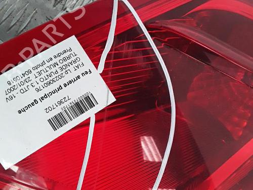 Used Left taillight FIAT GRANDE PUNTO (199_) 1.3 D Multijet (75 hp) 30016023