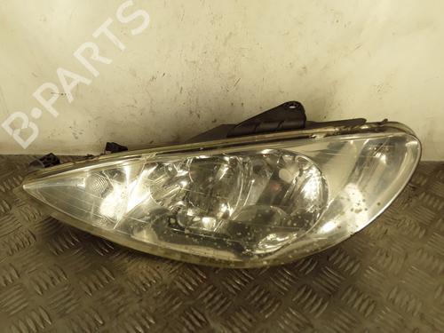 Used Left headlight PEUGEOT 206 SW (2E/K) 1.4 HDi (68 hp) 30964544