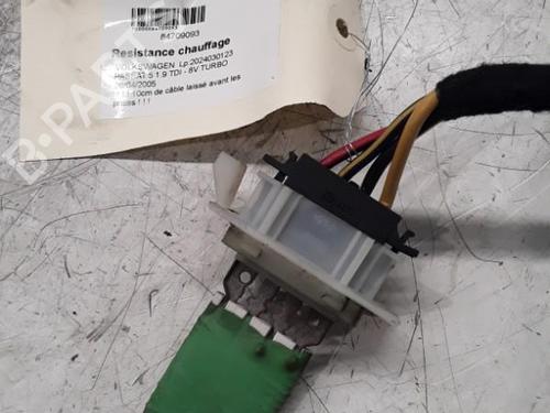 Varmeblæsermodstand VW PASSAT B6 (3C2) 1.9 TDI (105 hp) 30009337
