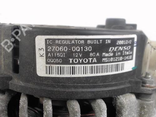 Used Alternator Alternator PEUGEOT 107 (PM_, PN_) 1.0 (68 hp) 30027546 30027546