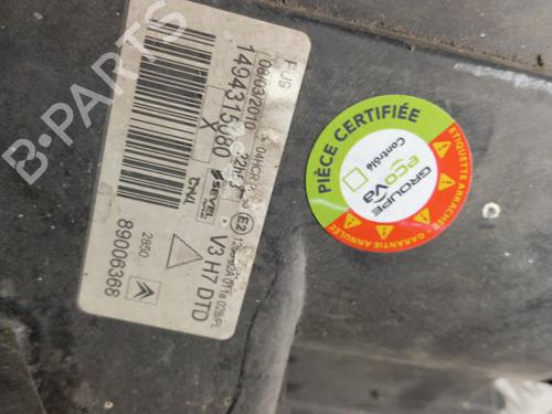 Used Right headlight Right headlight CITROËN C8 (EA_, EB_) 2.0 HDi 135 (136 hp) 33693489 33693489