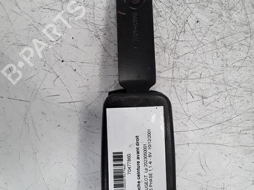 Sikkerhetsbelte-spenne PEUGEOT 206 Hatchback (2A/C) 1.4 i (75 hp) 30021687