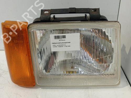 Used Right headlight OPEL KADETT E Convertible (T85) 1.6 i (82 hp) 30026977