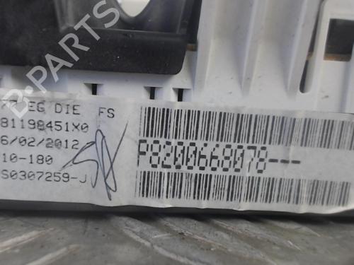 Instrument cluster RENAULT MODUS / GRAND MODUS (F/JP0_) 1.5 dCi (JP0G, JP0H) | BP30016927C47