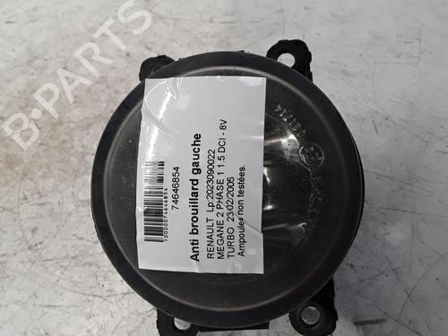 Używane Światło przeciwmgłowe przednie lewe RENAULT MEGANE II (BM0/1_, CM0/1_) 1.5 dCi (BM02, BM13, BM2A, CM02, CM13) (101 hp) 30015770