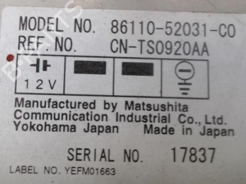 Used Radio TOYOTA YARIS VERSO (_P2_) 1.3 (NCP20_, NCP22_, NCP20R, NCP22R) (86 hp) 30022640