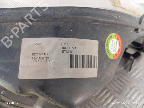 Used Left headlight Left headlight DACIA LOGAN MCV (KS_) 1.5 dCi (KS0K) (68 hp) 34183654 34183654