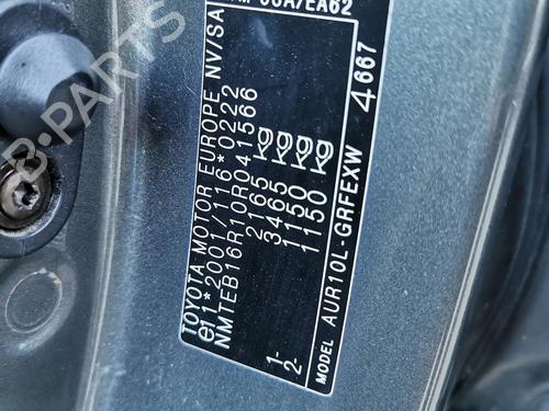 Rear parcel shelf TOYOTA COROLLA Verso (ZER_, ZZE12_, R1_) 2.2 D-4D (AUR10_, AUR10R) | BP31789065C85 