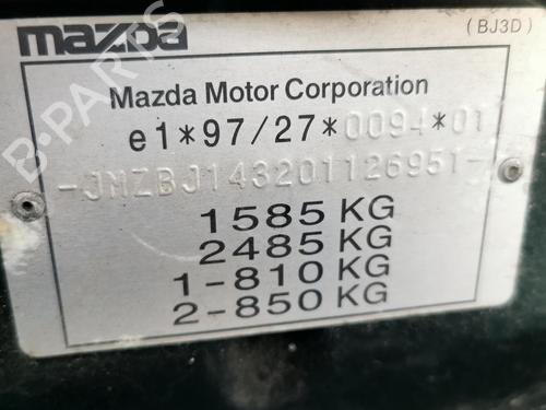 Hattehylde MAZDA 323 F VI Hatchback (BJ) 1.3 16V (BJ3P, BJ14) | BP31786845C85 