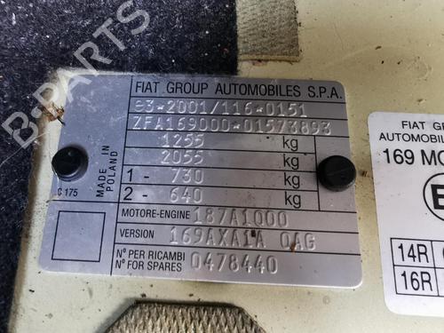 Recambios FIAT PANDA (169_) 1.1 (169.AXA1A) (54 hp) 4402332