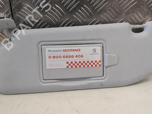 Used Left sun visor PEUGEOT 208 I (CA_, CC_) 1.2 VTI 82 (82 hp) 31784977