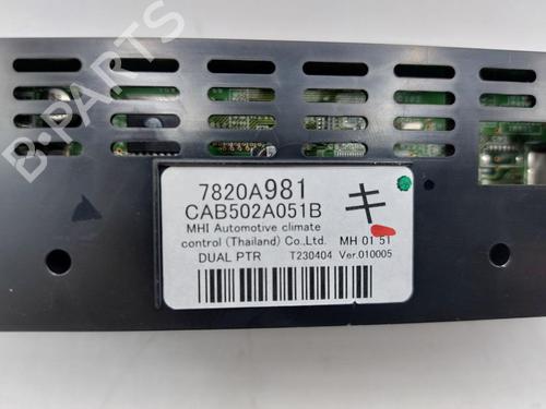 Commande Chauffage MITSUBISHI ECLIPSE CROSS (GK_, GL_) Plug-in Hybrid 4WD (GL3W) | BP31788475I5 