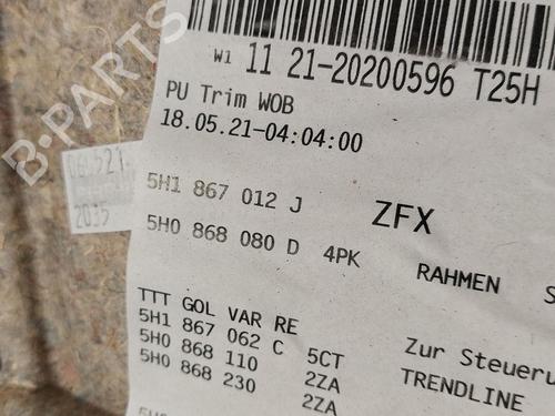 Høyre frontpanel VW GOLF VIII Variant (CG5, DB5) 1.0 TSI | BP31791501C59 