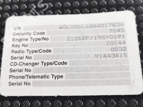 Right taillight OPEL CORSA D (S07) 1.2 (L08, L68) | BP31788318C35