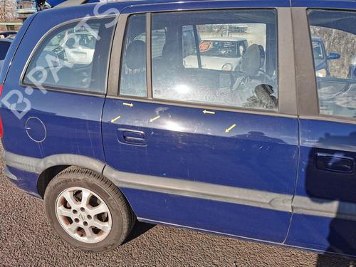 Used Right rear door OPEL ZAFIRA A MPV (T98) 1.8 16V (F75) (125 hp) 31959546