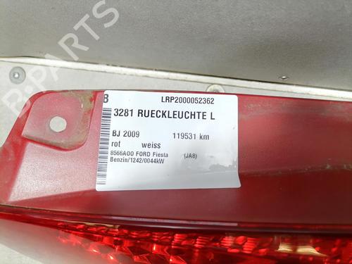 Left taillight FORD FIESTA VI (CB1, CCN) 1.25 | BP31771124C34 