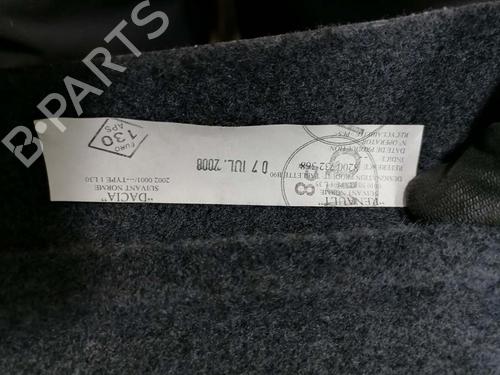 Rear parcel shelf DACIA SANDERO 1.6 (BS0D, BS0B, BS0F, BS0H) | BP31774030C85