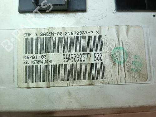 Display monitor PEUGEOT 307 (3A/C)  | BP30029035C48