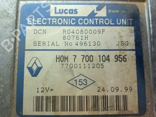 Engine control unit (ECU) RENAULT CLIO II (BB_, CB_) | BP30029150M57