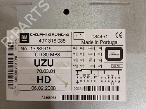Bilradio OPEL CORSA D (S07)  | BP30030891E6 