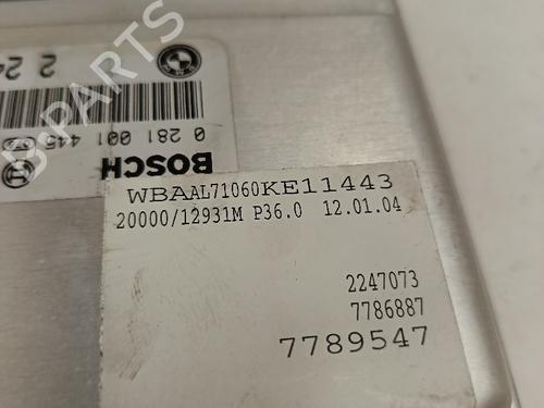 Computer motormanagement BMW 3 (E46)  | BP30031462M57