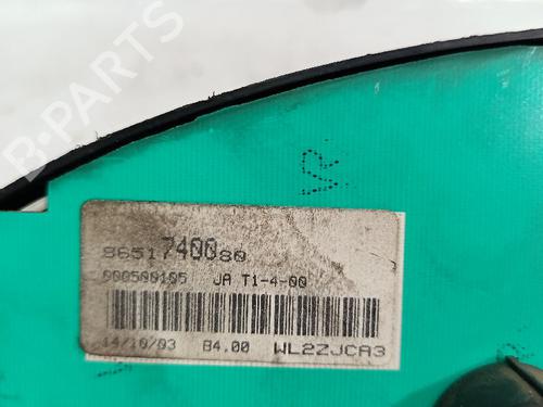 Instrument cluster CITROËN BERLINGO / BERLINGO FIRST MPV (MF_, GJK_, GFK_)  | BP30029847C47