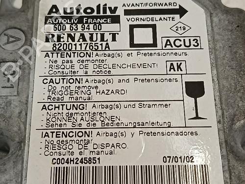 Airbag styreenhed RENAULT MEGANE I (BA0/1_)  | BP30030692M53 