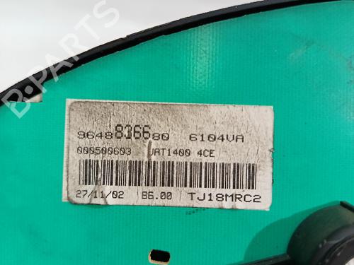 Kombiinstrument PEUGEOT 206 CC (2D)  | BP30029821C47 