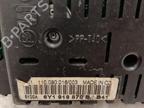 Instrument cluster SKODA FABIA I (6Y2)  | BP30031098C47 