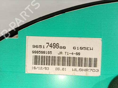 Cuadro instrumentos PEUGEOT 206 Hatchback (2A/C)  | BP30029825C47