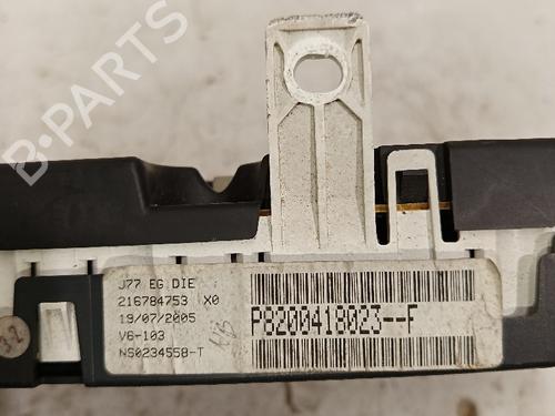 Instrument cluster RENAULT MODUS / GRAND MODUS (F/JP0_) | BP30029926C47