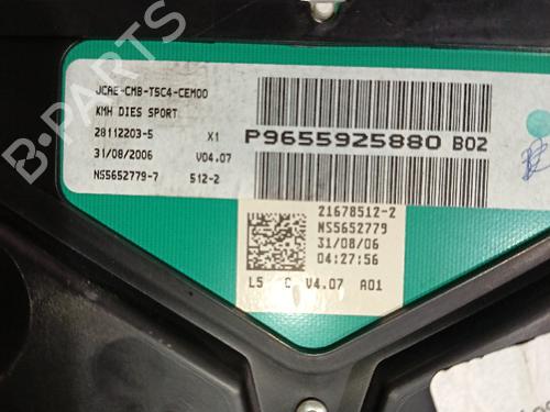 Instrument cluster PEUGEOT 307 SW (3H)  | BP30029796C47 